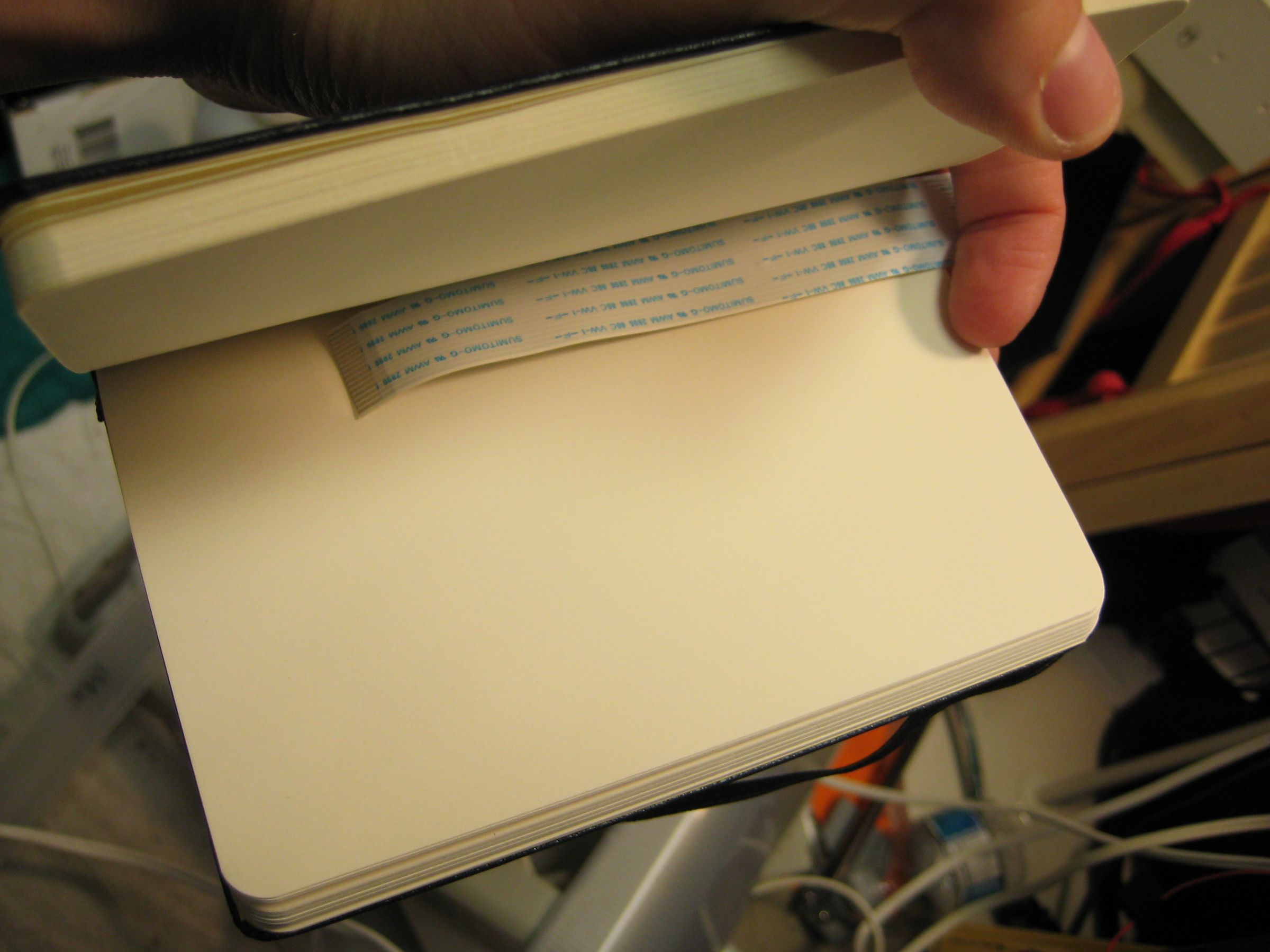 Embossing a Moleskin With Gears 8 Steps Instructables