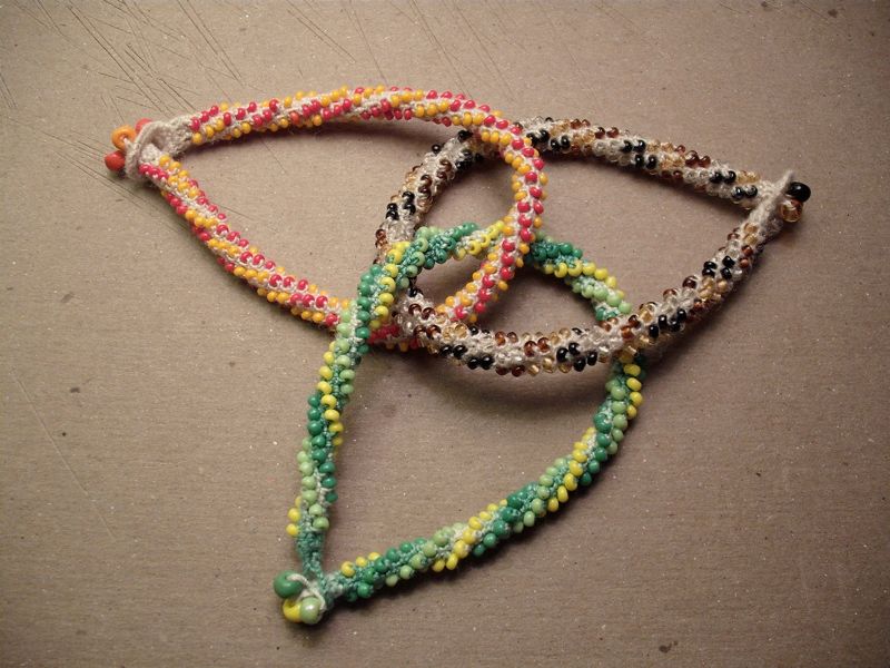 DIY guide for Crochet Beaded Bracelets with step-by-step instructions