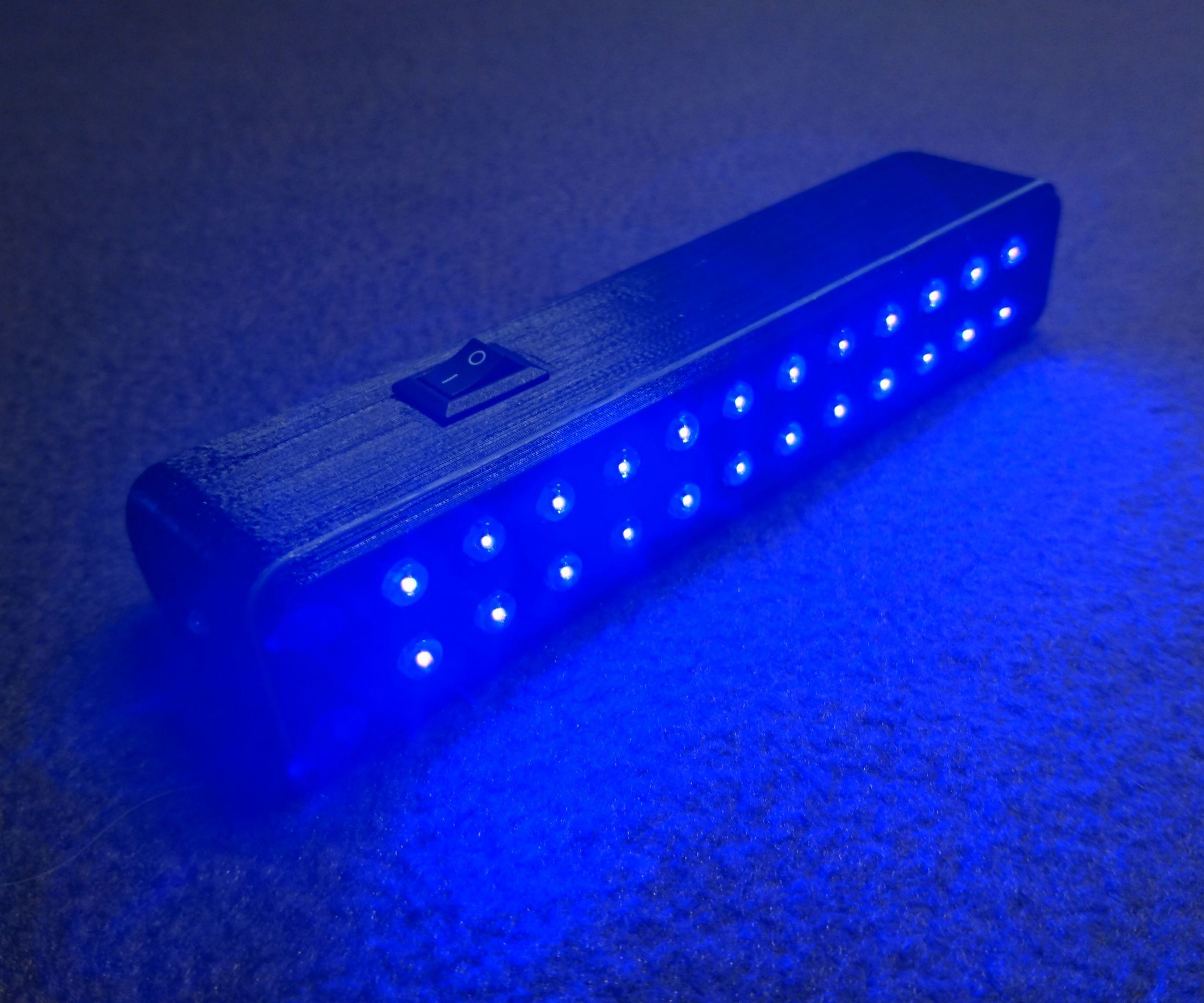 3d printed uv blacklight DIY Project DIY Project Image