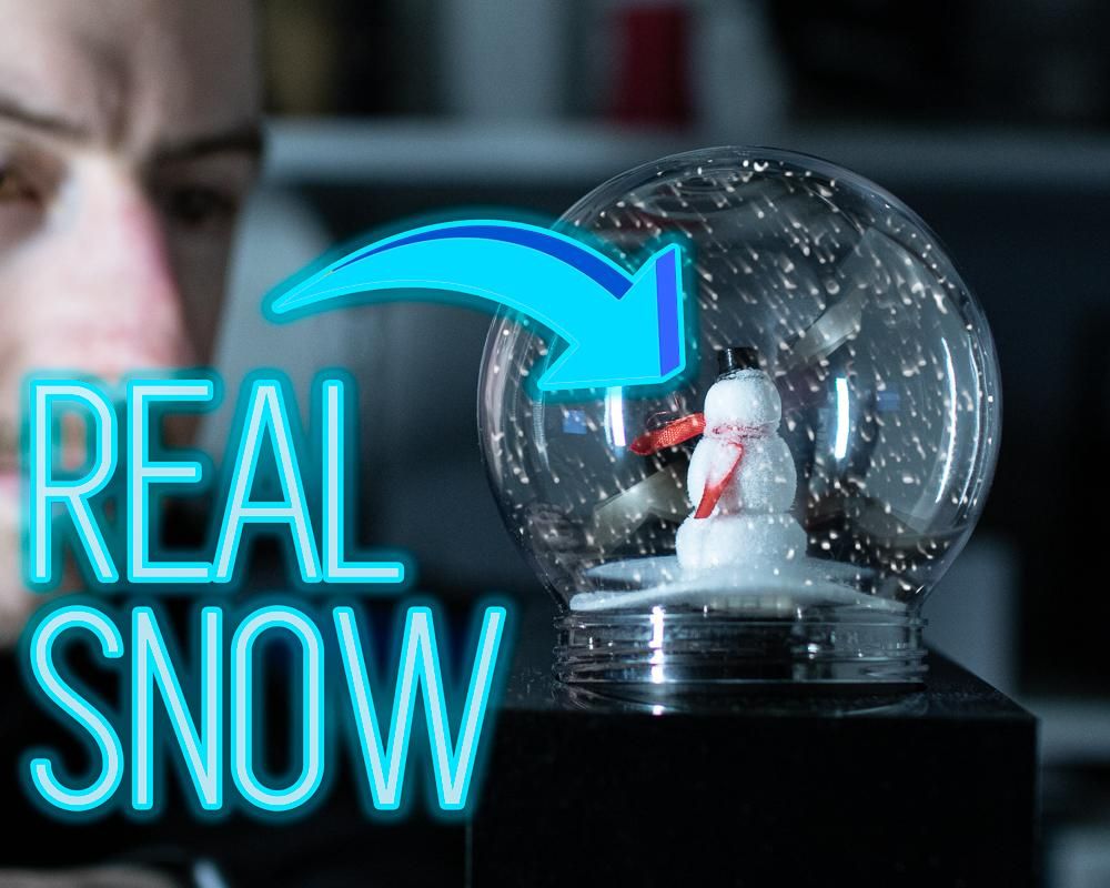 Snow Globe That Makes Real Snow : 12 Steps (with Pictures) - Instructables