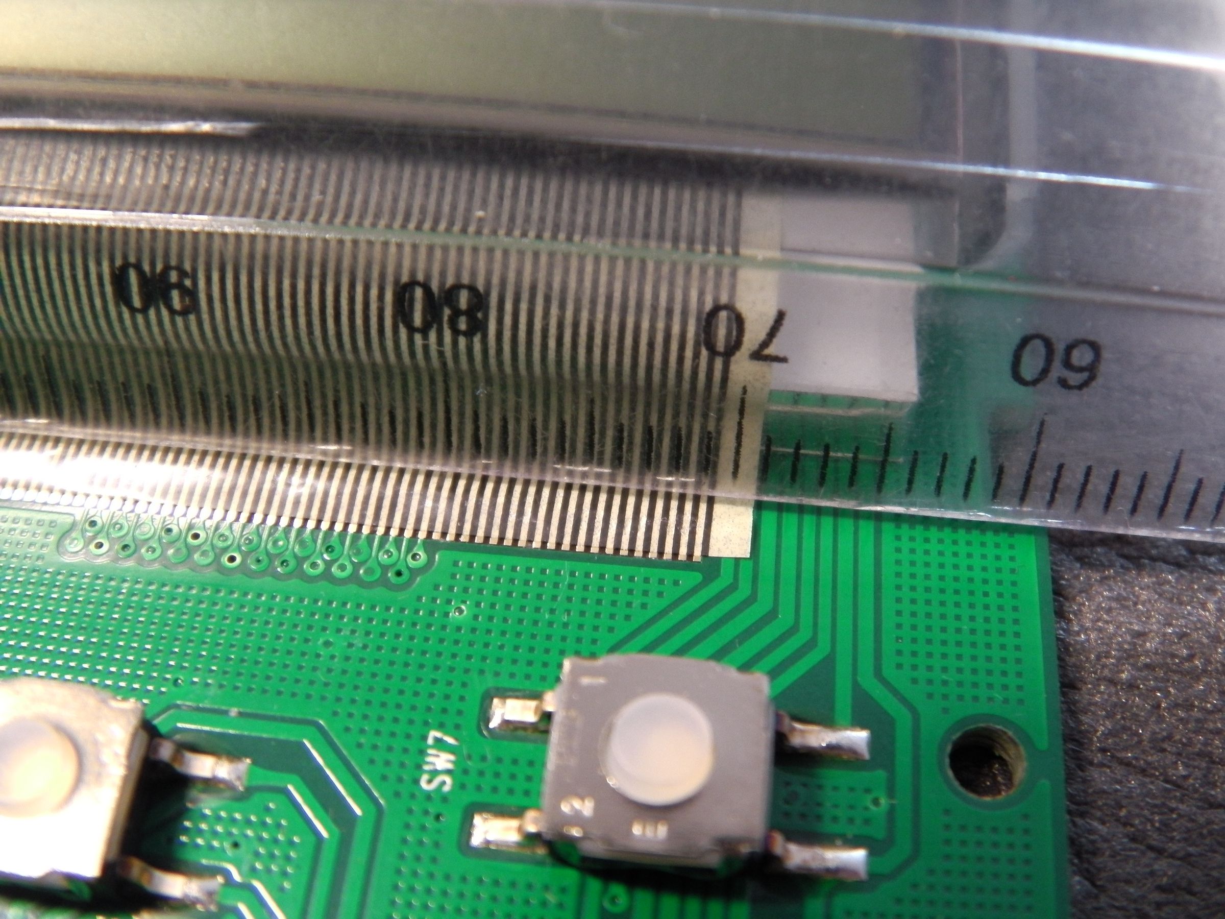 How to Remove and Reattach LCD Ribbon From a PCB With a Fine Pitch 9