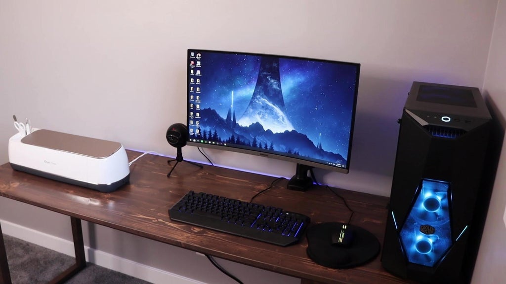 Diy Computer Desk Cable Management Storage Led S 13 Steps With Pictures Instructables Diy Computer Desk Cable Management, Computer Desk Cable Management Reddit