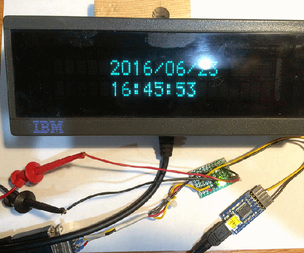 Cash Register Clock (VFD Display)