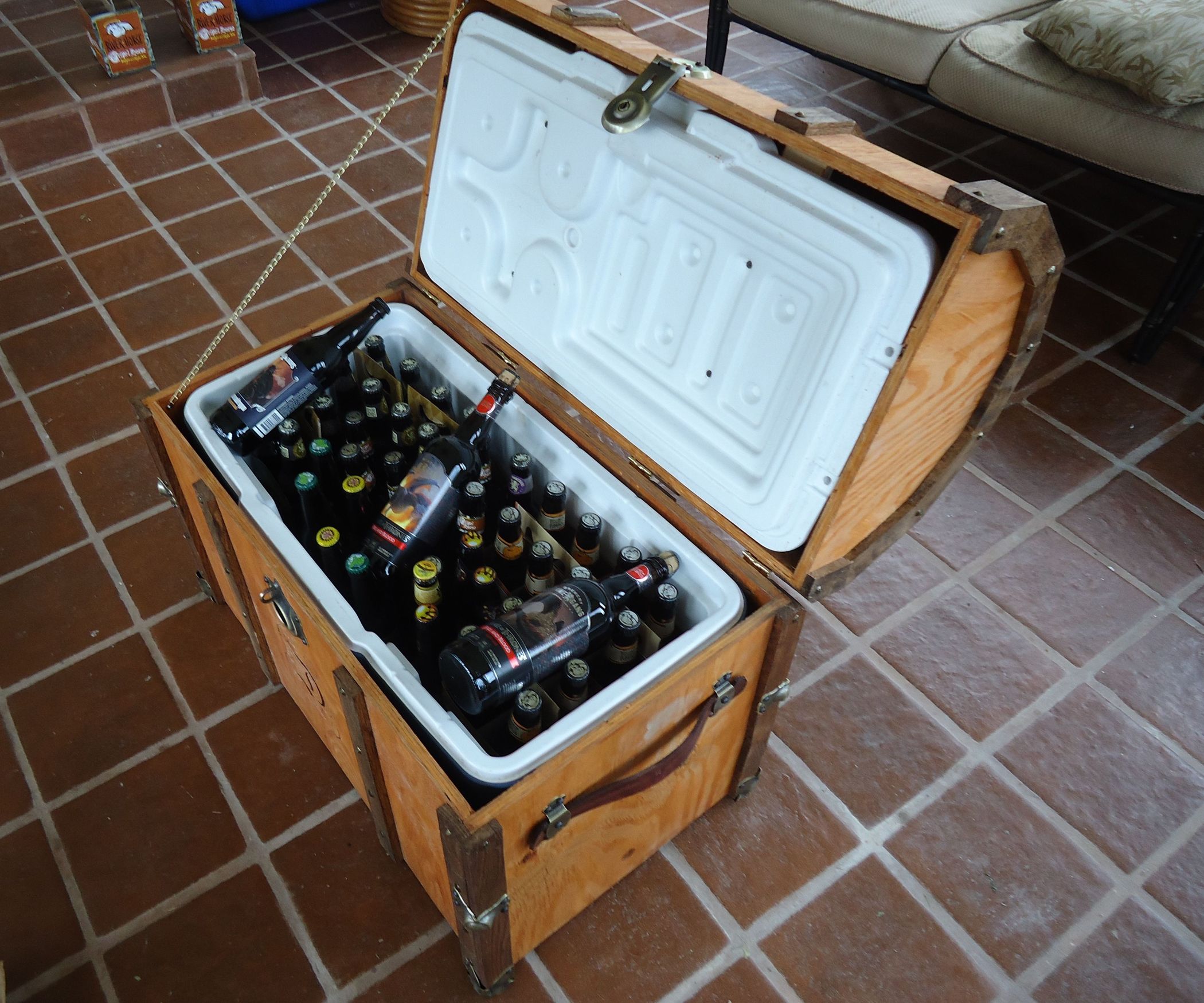 Pirate Chest Beer Cooler 9 Steps (with Pictures) Instructables