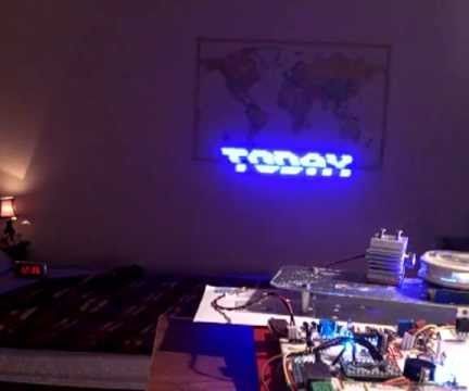 Alphanumeric Laser Projector With 
