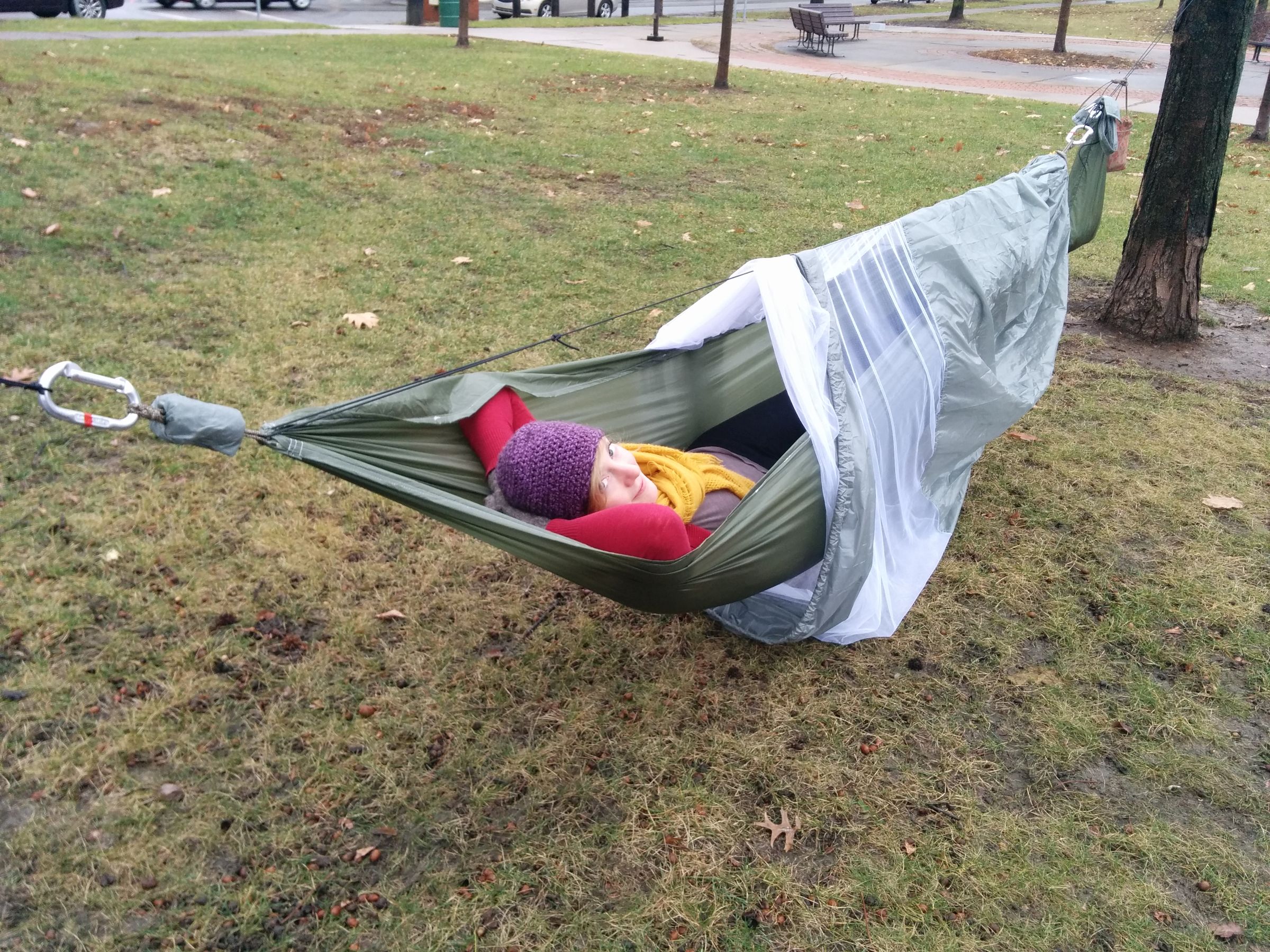 Complete Camping Hammock With Screen and Rainfly 10 Steps (with