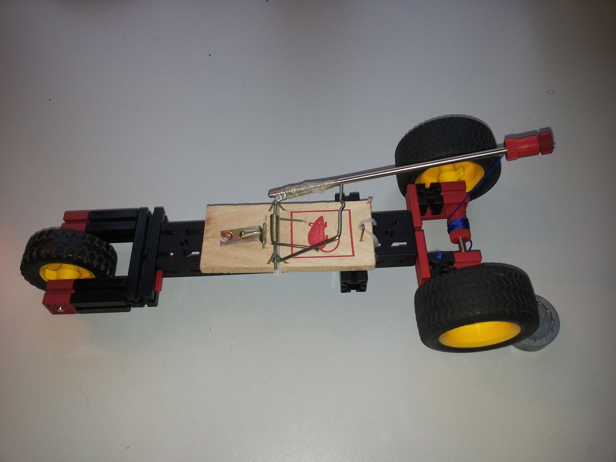 Mousetrap Car With Fischertechnik Instructables