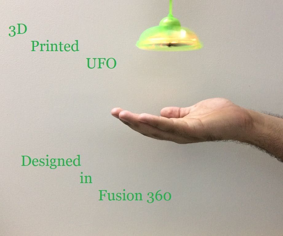 3d printed ufo DIY Project DIY Project Image