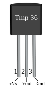 TMP36 Temperature Sensor and LCD Display Using Arduino (Tinkercad) : 7 ...