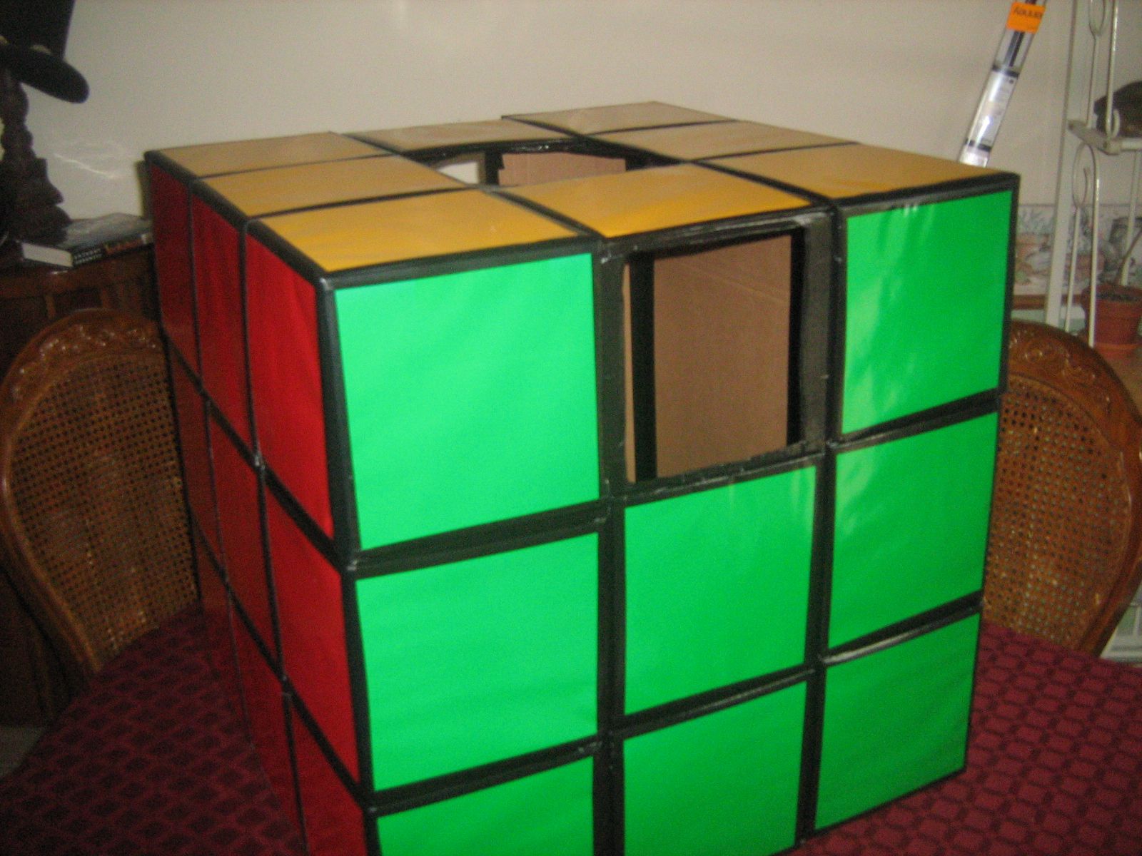 How to Make a Rubiks Cube Costume. 4 Steps Instructables