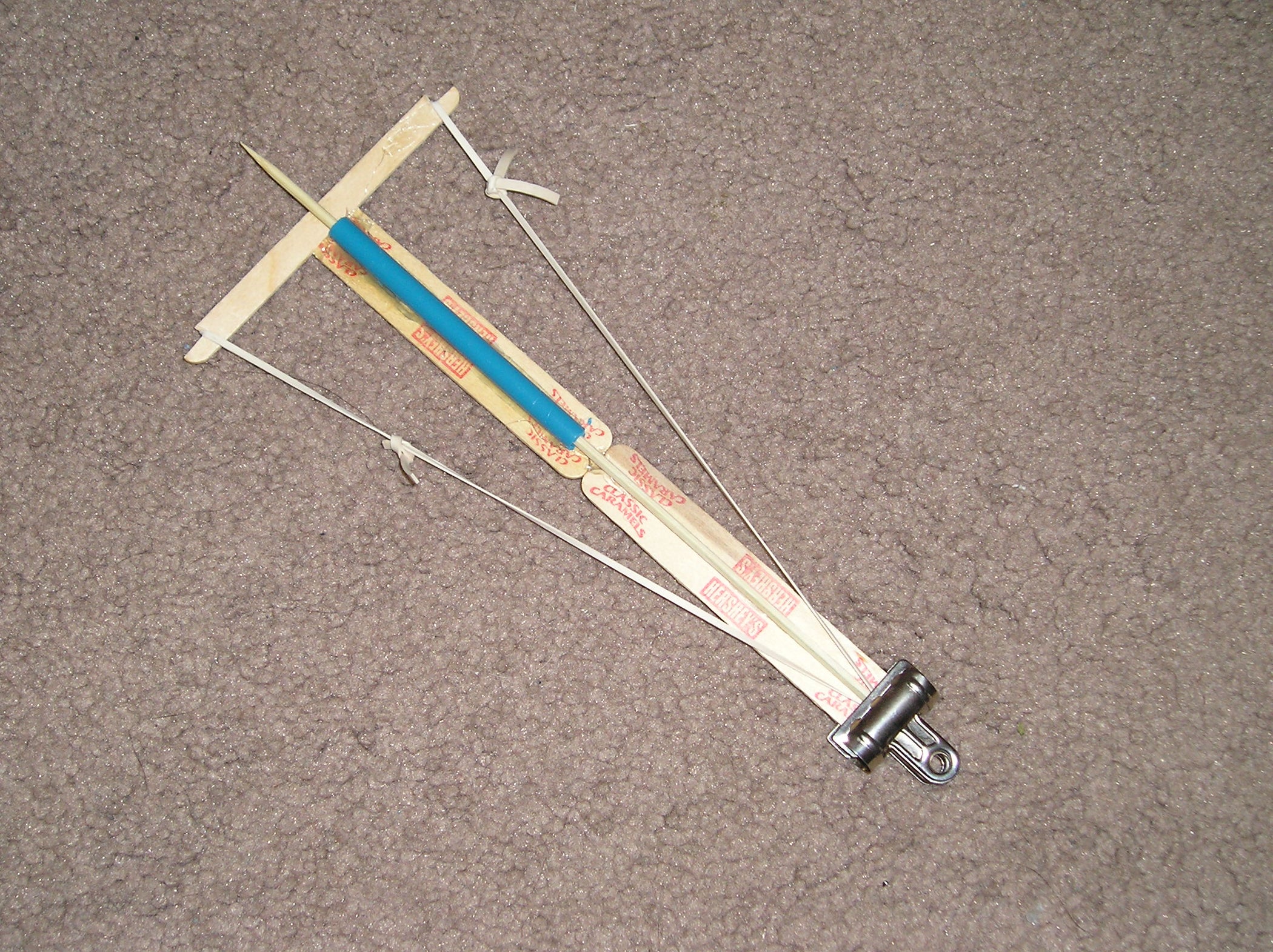 Popsicle Stick Crossbow 4 Steps Instructables