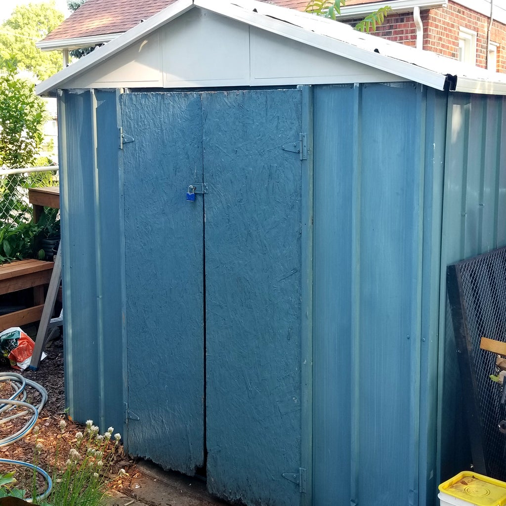 Upgrade an OLD Metal Shed Exterior 8 Steps (with Pictures