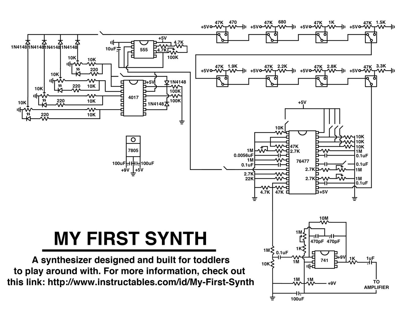 My First Synth : 29 Steps (with Pictures) Circuit Diagram