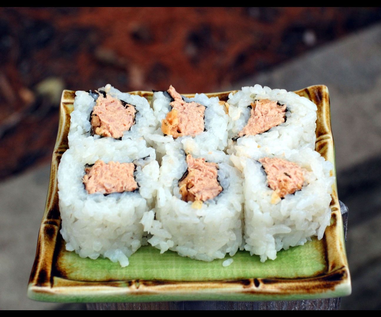 Inside Out Spicy Tuna Rolls