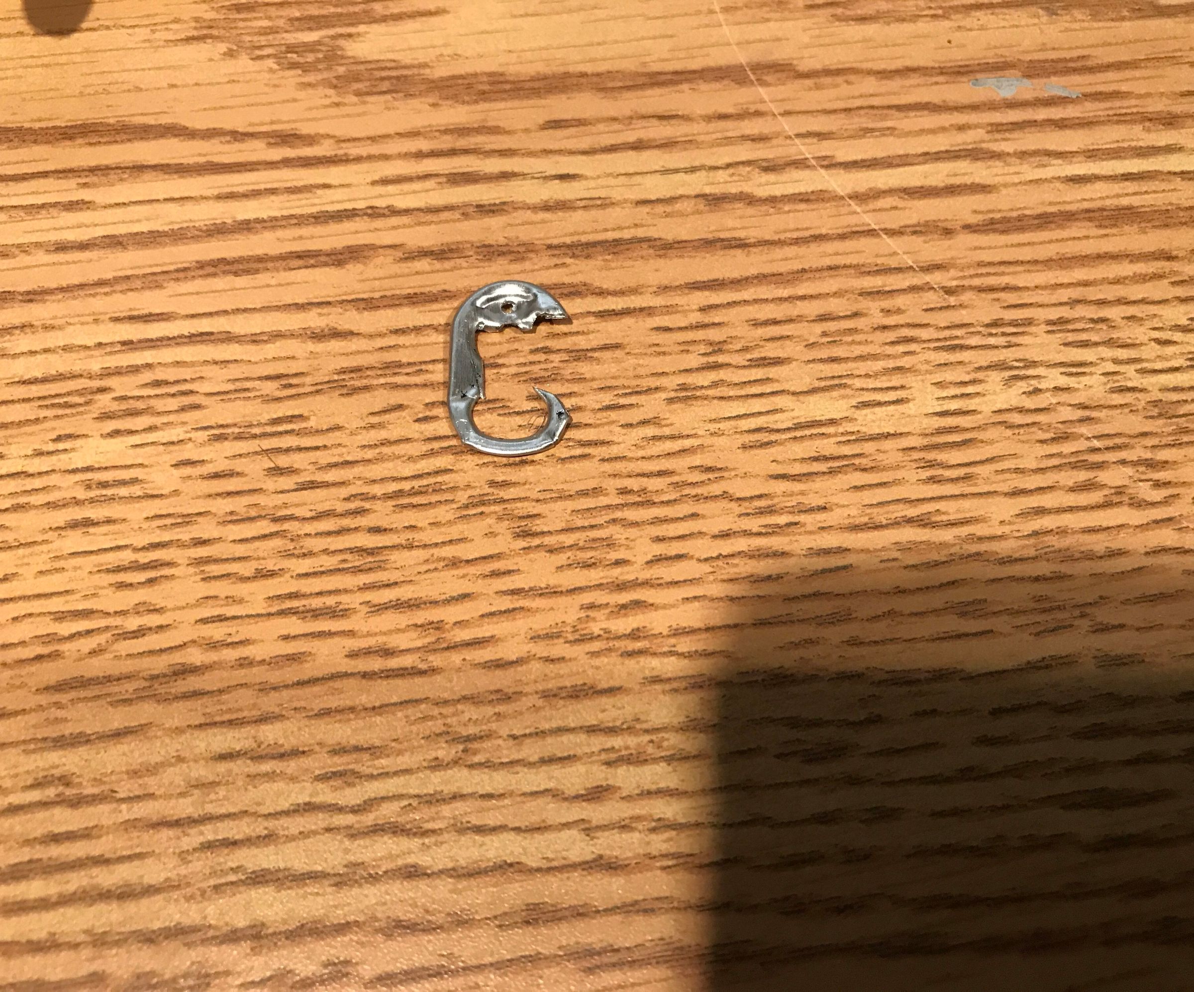 Pop can tab hook