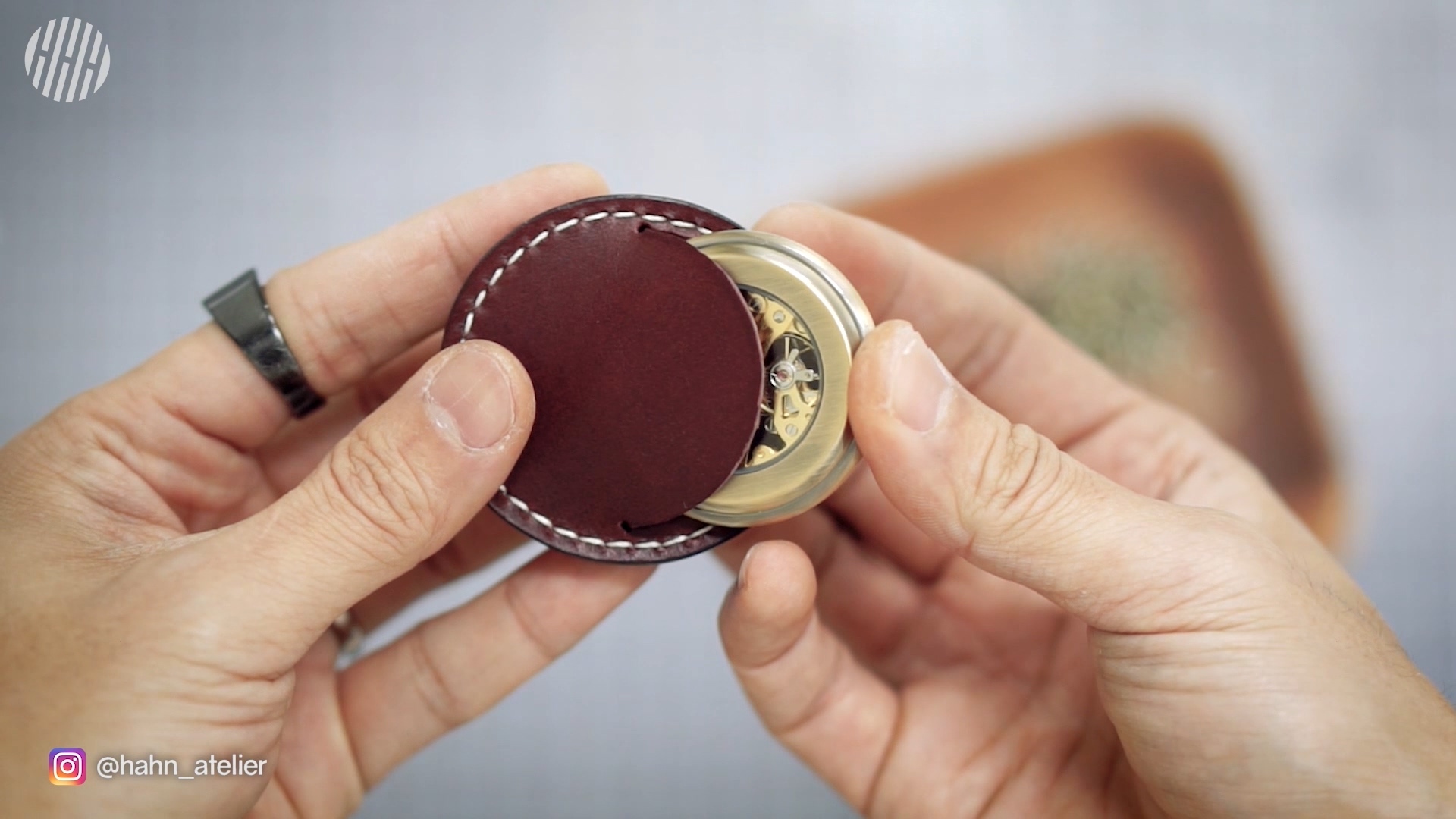 Pocket Watch Leather Case 19 Steps (with Pictures) Instructables