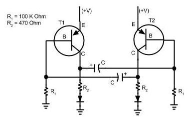 Simple Blinking LED Circuit : 5 Steps (with Pictures) Circuit Diagram