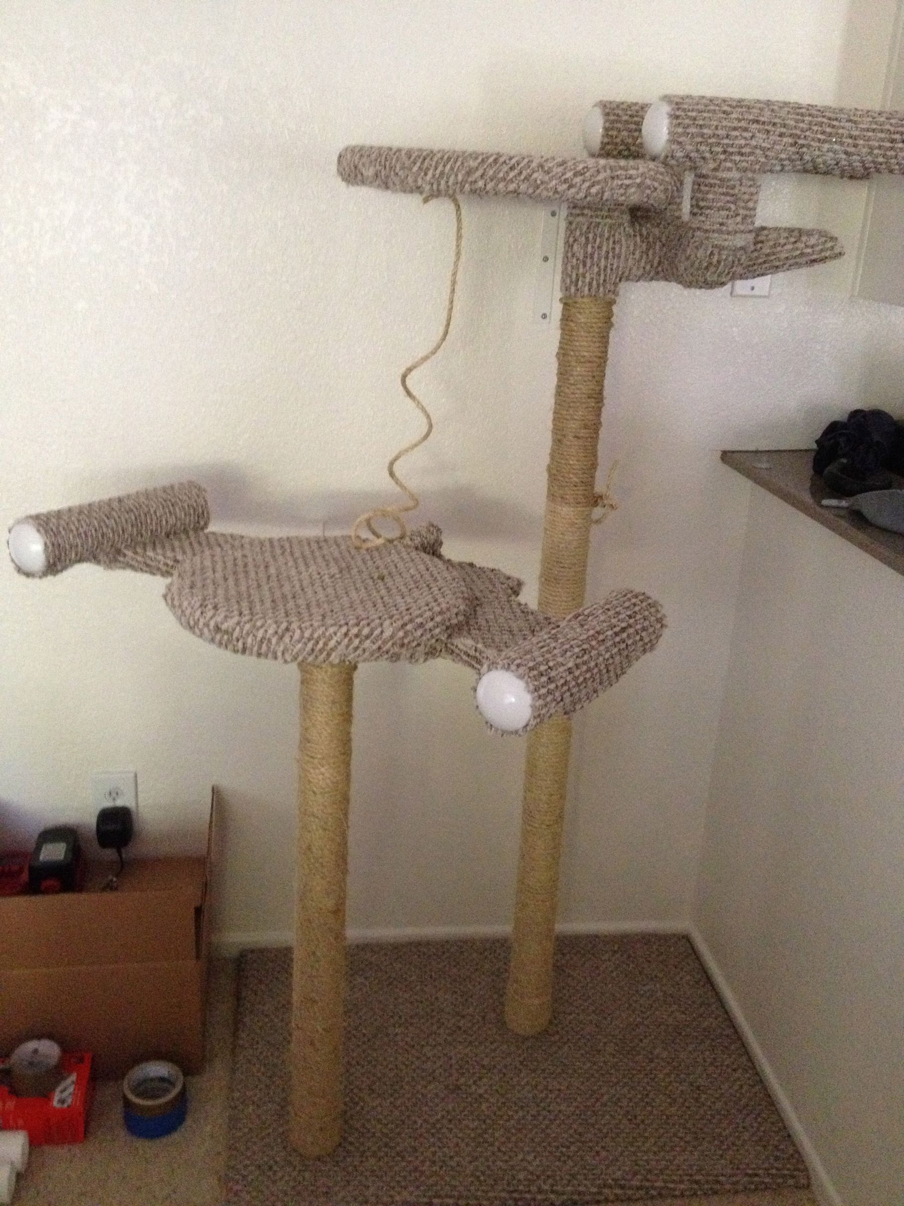 star trek cat tree