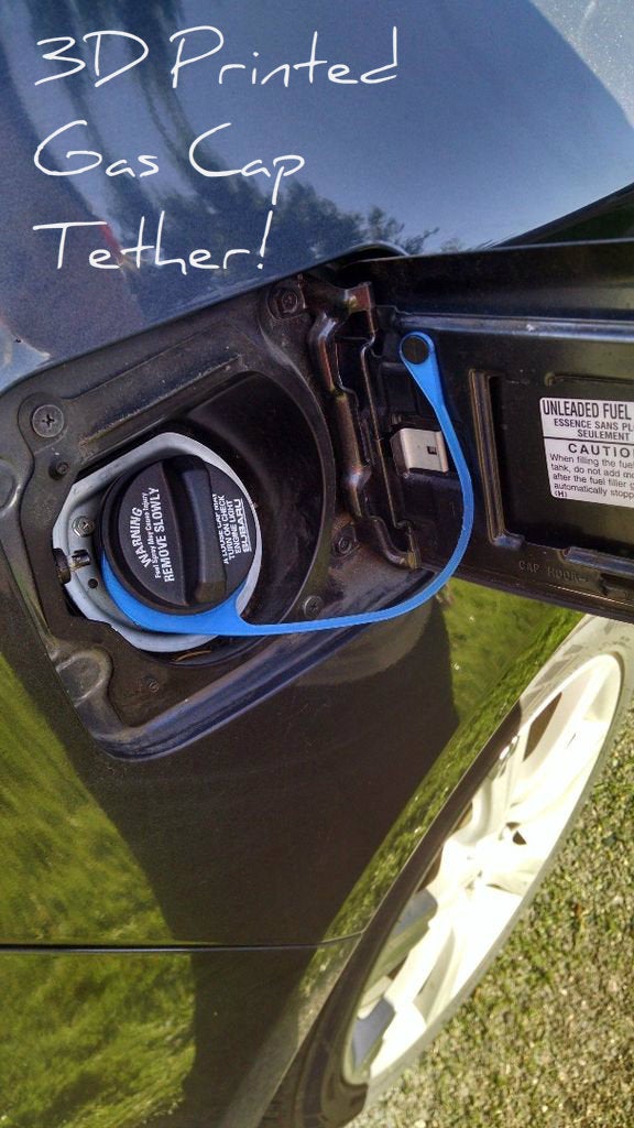 Fix for Broken Gas Cap Tether / Lanyard (3D Printed) 9 Steps (with
