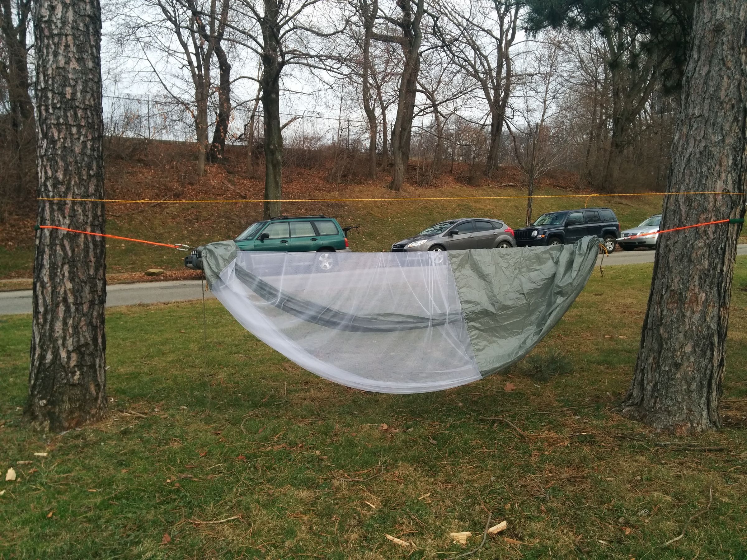 Complete Camping Hammock With Screen and Rainfly 10 Steps (with
