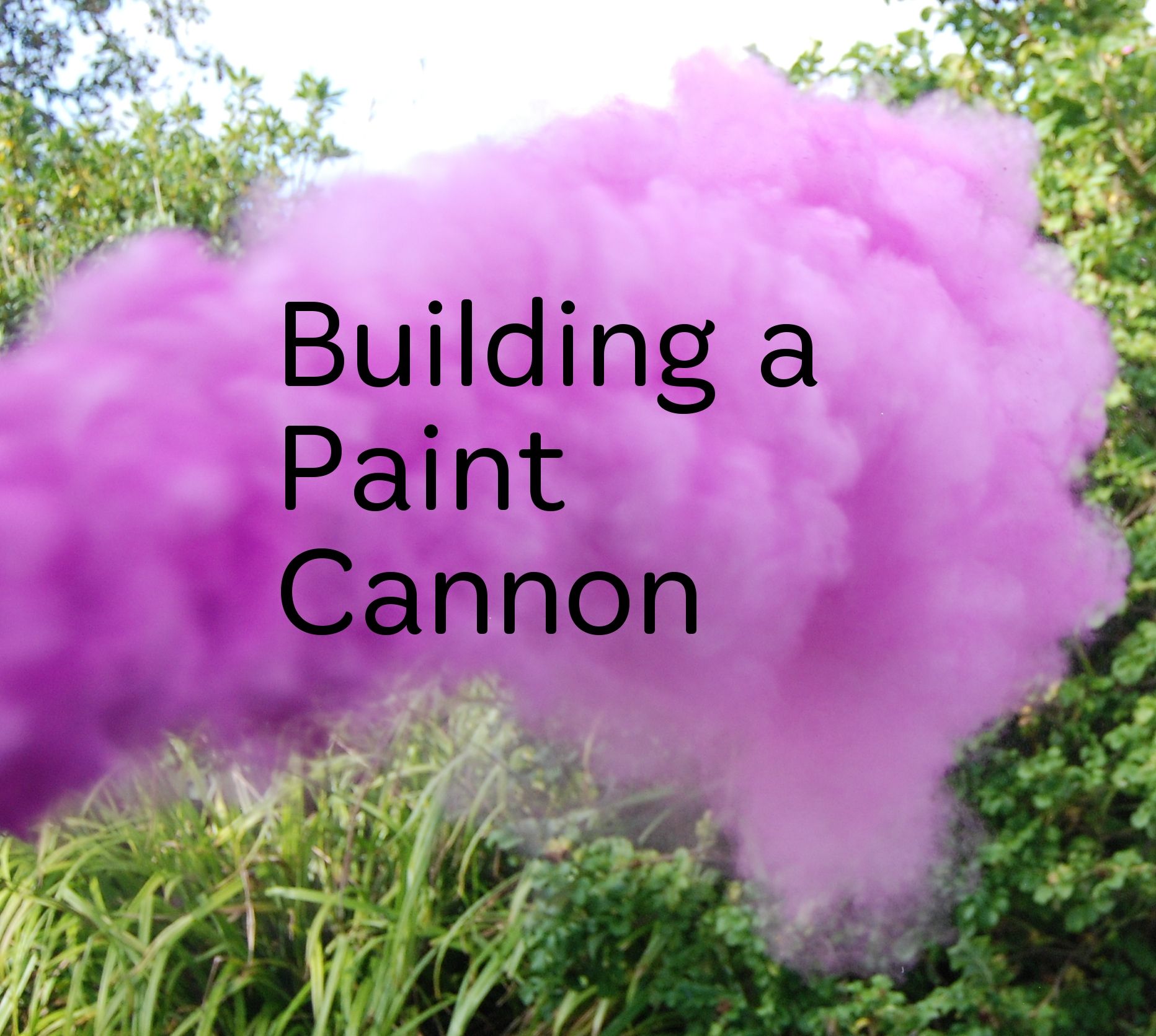 Paint Cannon Instructables