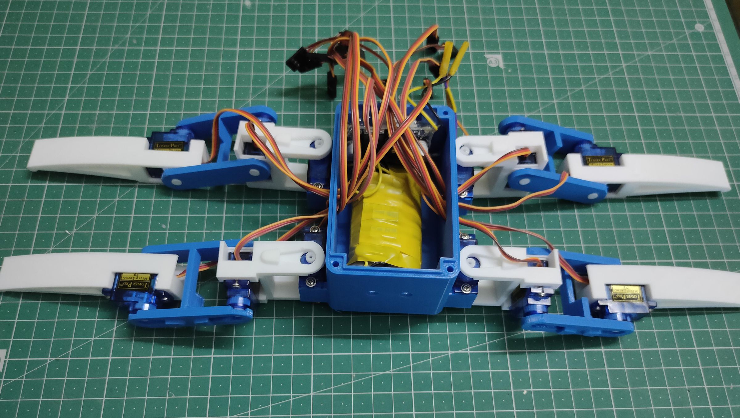 SPYDER a Speech &  Controlled Surveillance Spider Robot 14