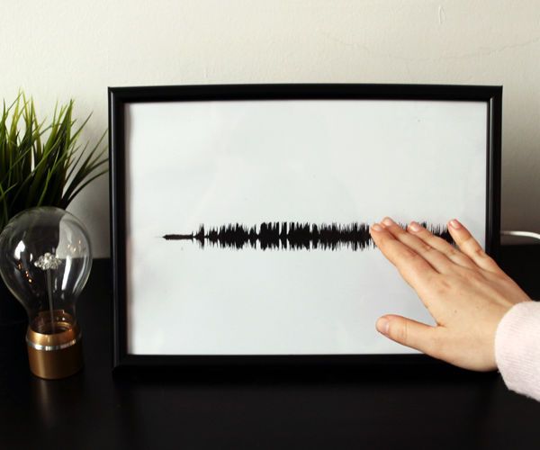 How to Make an Interactive Sound Wave Print