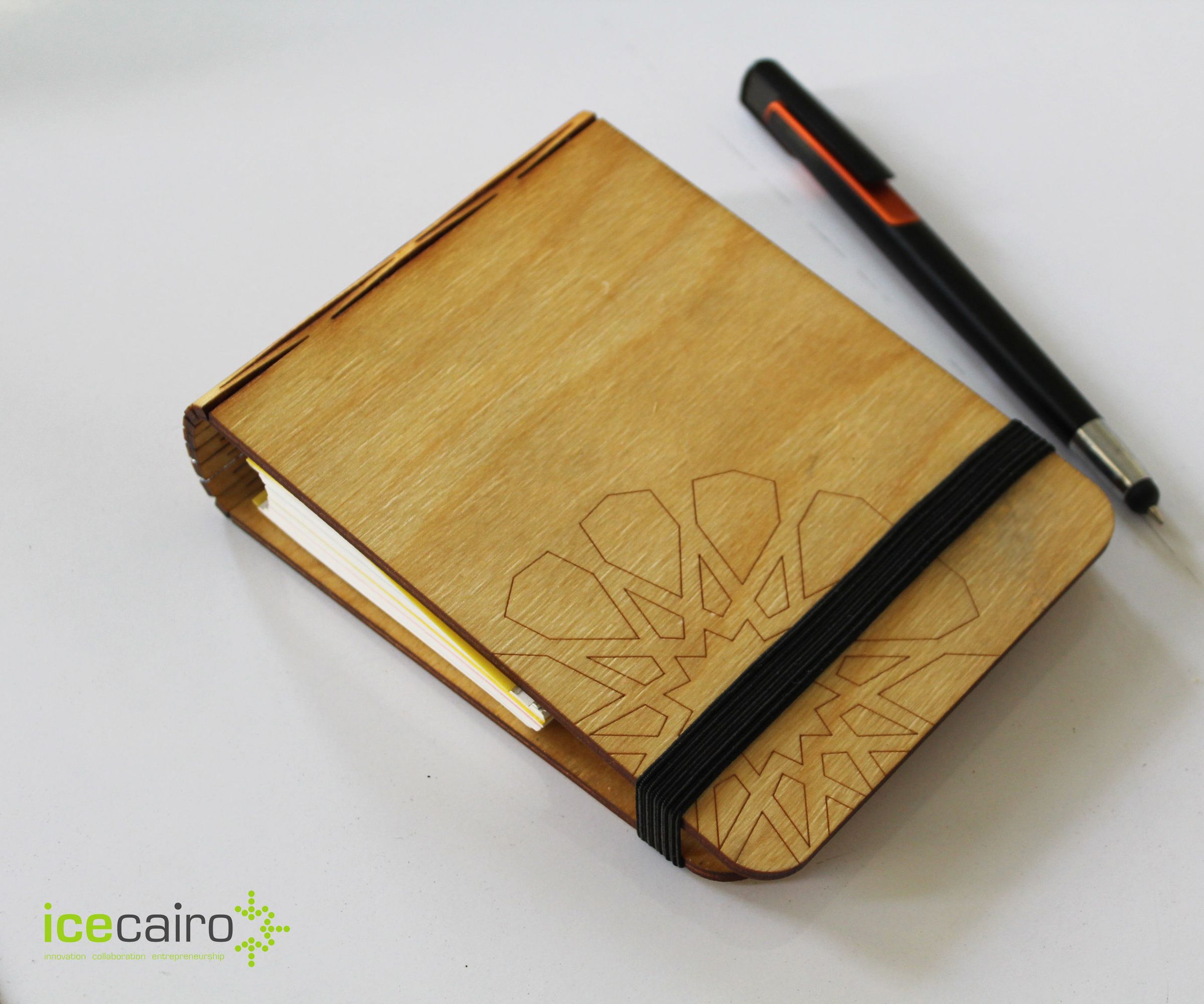 DIY guide for icecairo's Laser-cut Notebook Cover with Islamic Patterns with step-by-step instructions
