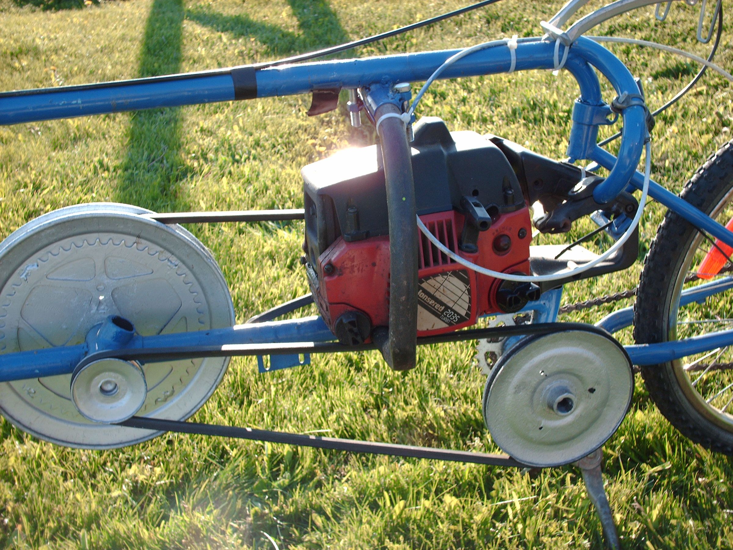 Chainsaw bike Instructables
