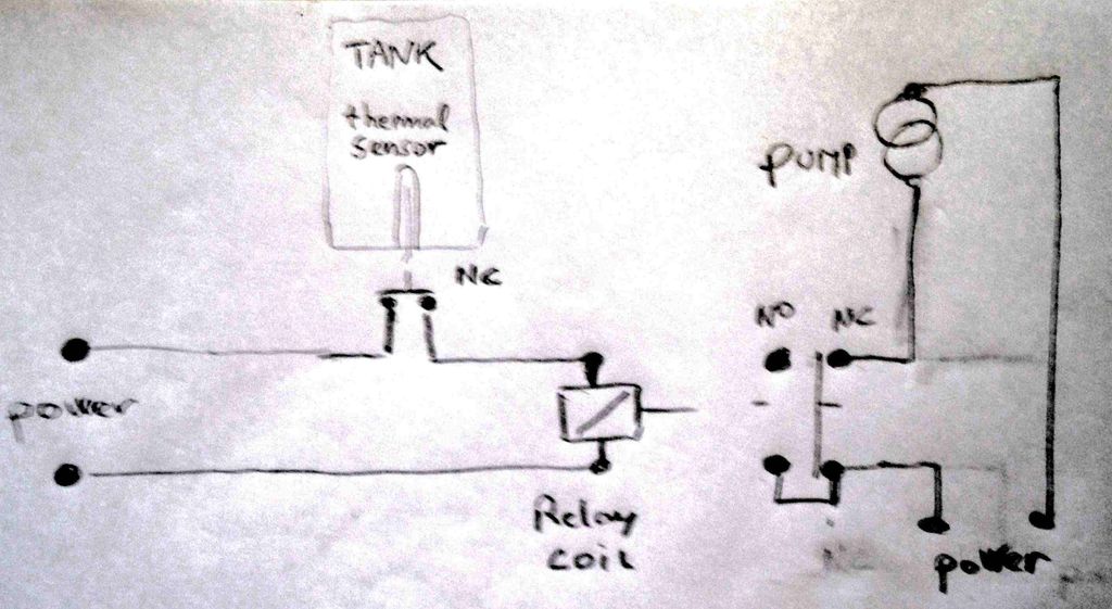 How do I wire a temperature sensor to operate a relay switch? What kind