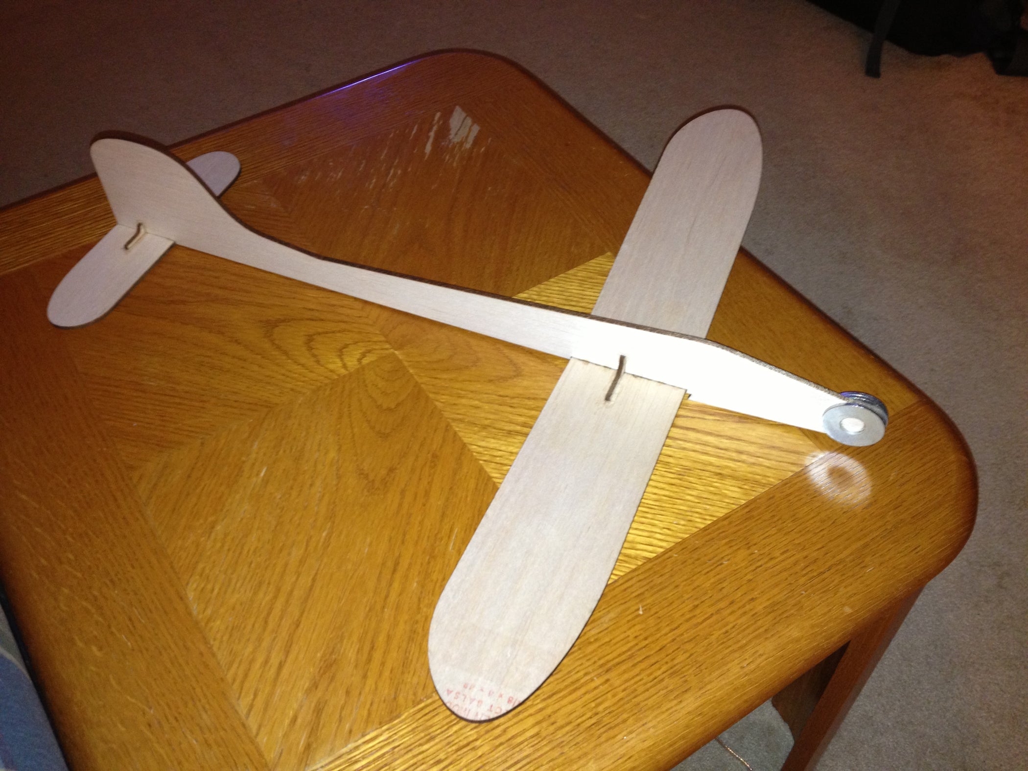 Balsa Throw Glider, I Made It at 8 Steps Instructables