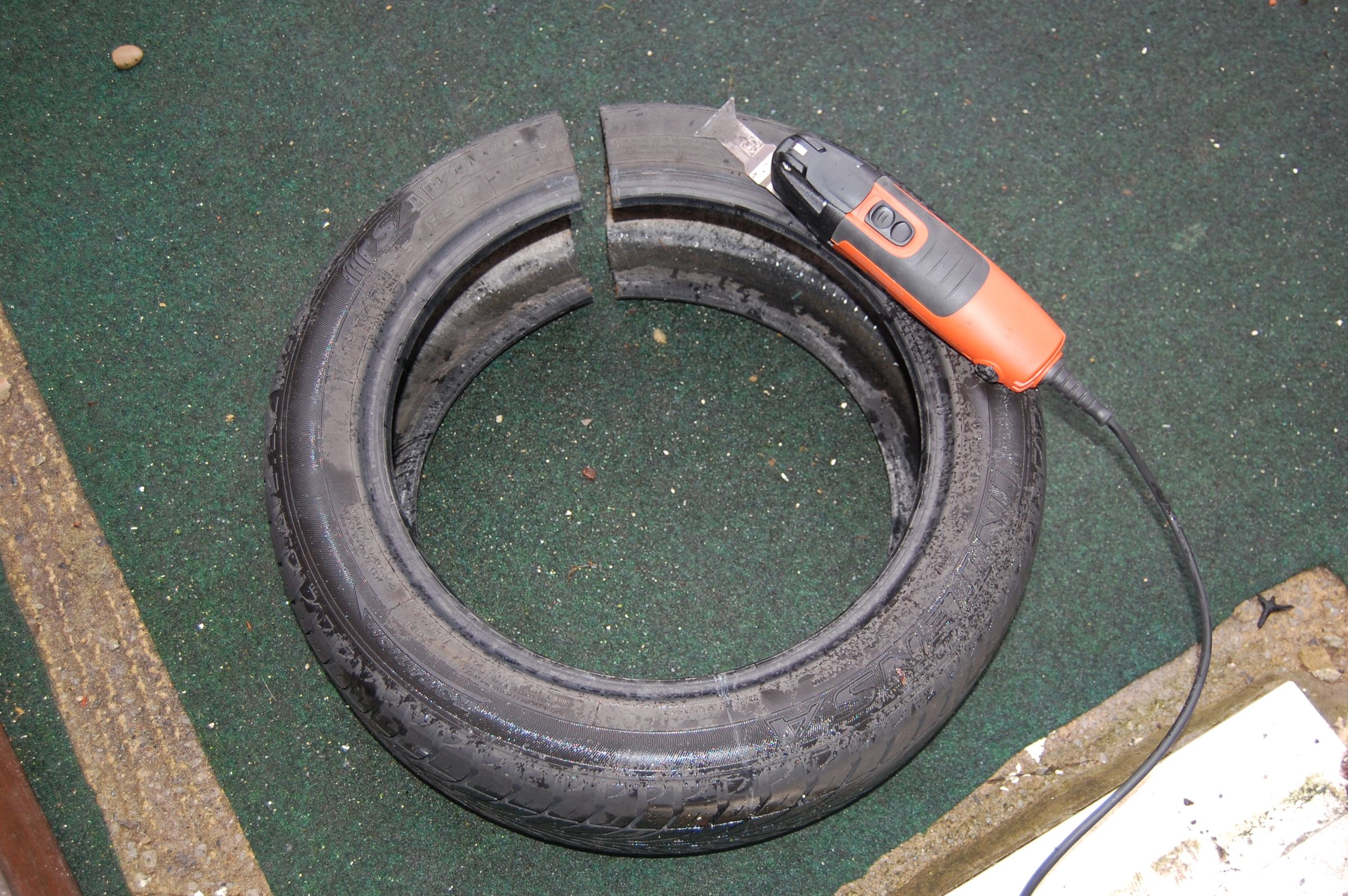 How To Cut Tires