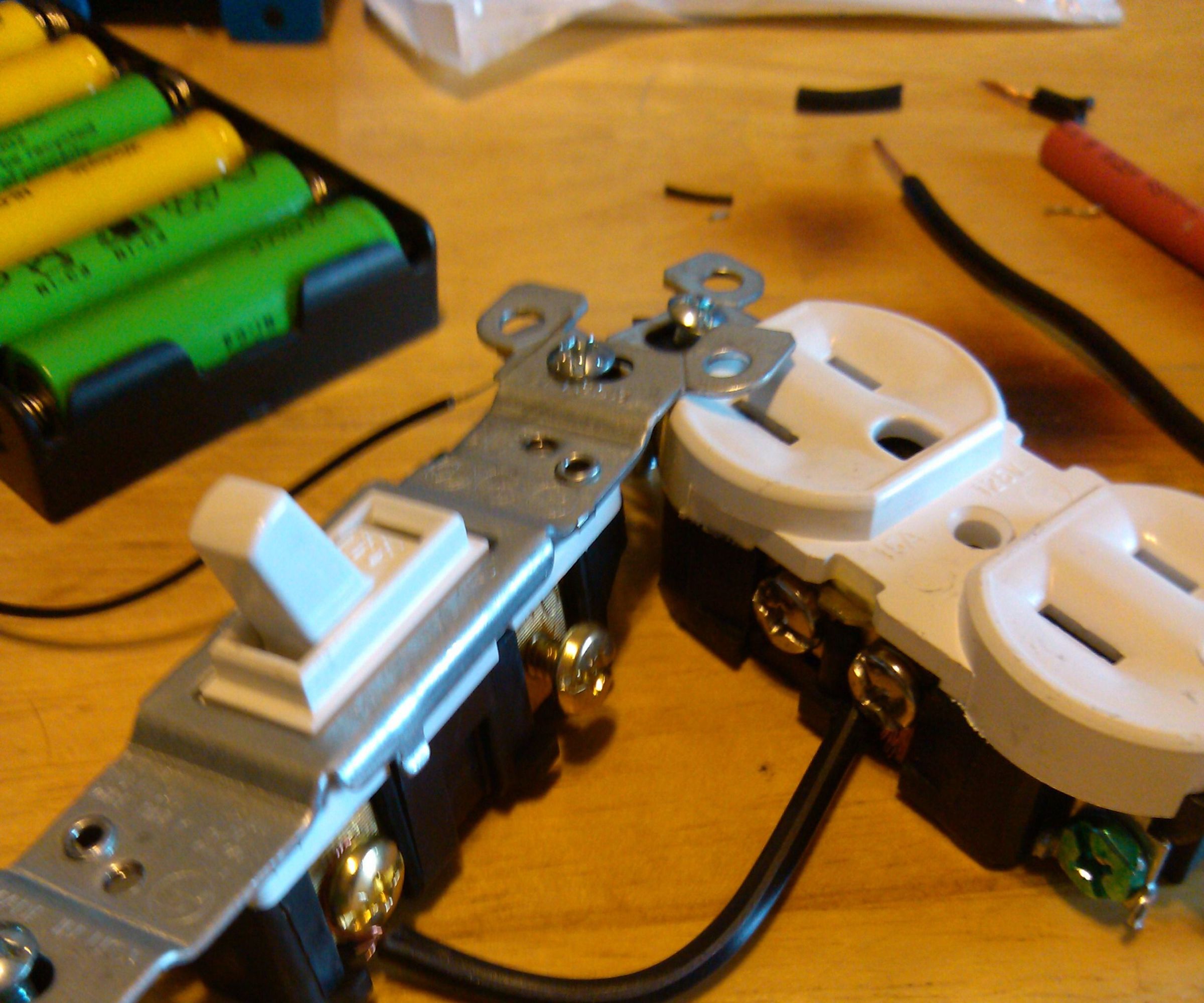 120 volt ac  aa battery charger DIY Project DIY Project Image