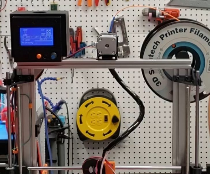 scratch built 3d printer