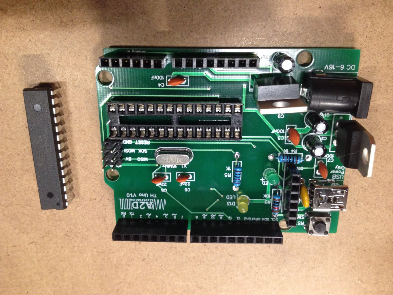 Building a DIY Arduino on a PCB and Some Tips for Beginners : 17 Steps ...