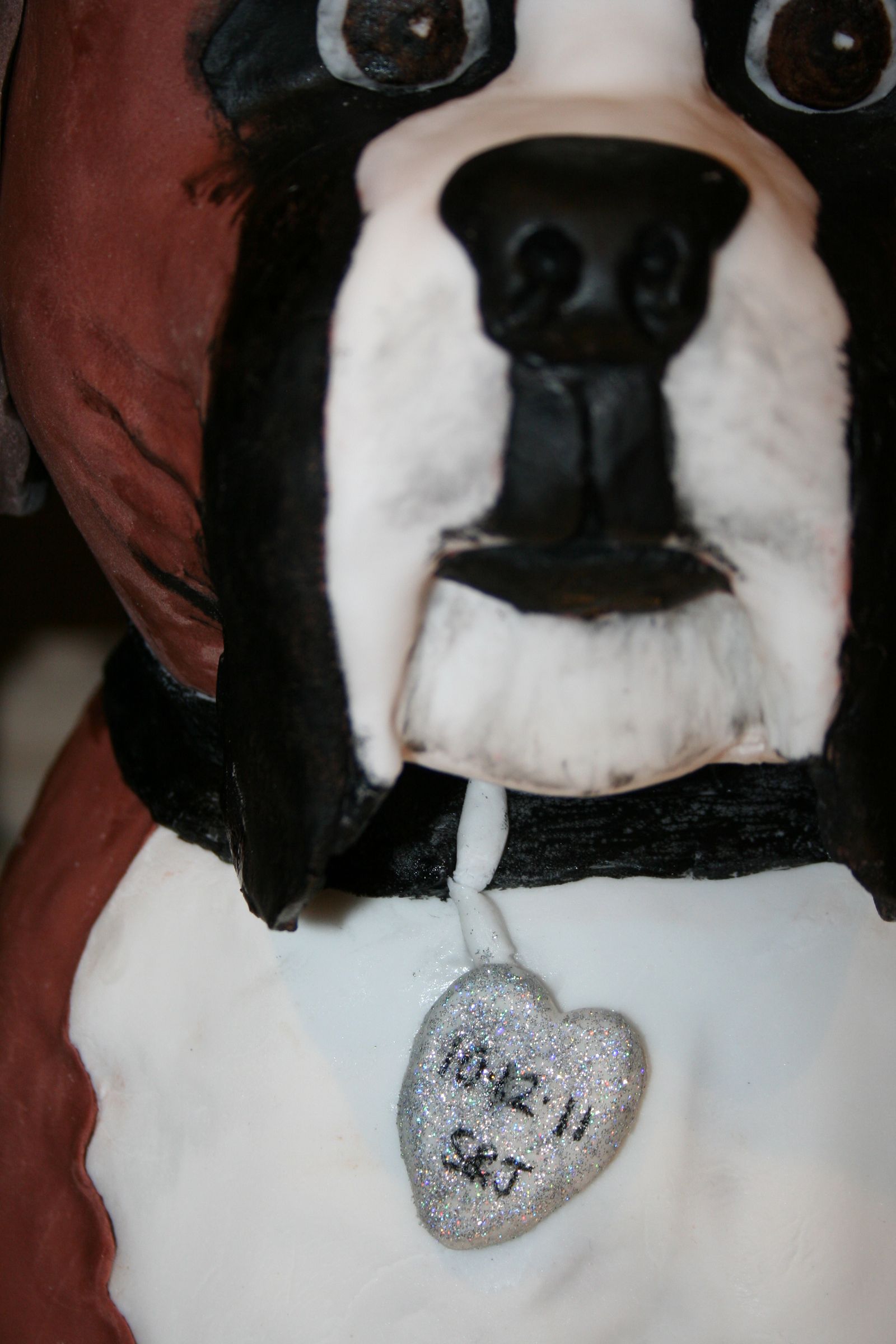 boxer dog cake