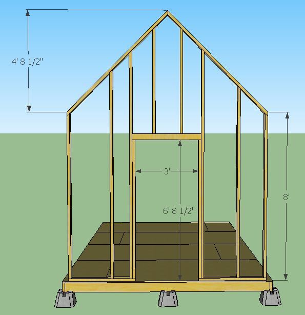 Een van de eerste tiny houses onder de 1000 euro. (Inflatie-gecorrigeerd.) 12 De voormuur bouwen