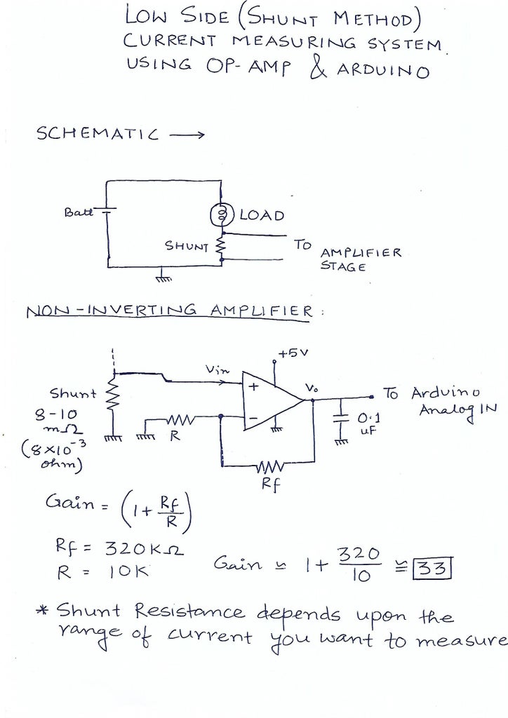 DIY Current Sensor for Arduino 6 Steps Circuit Diagram