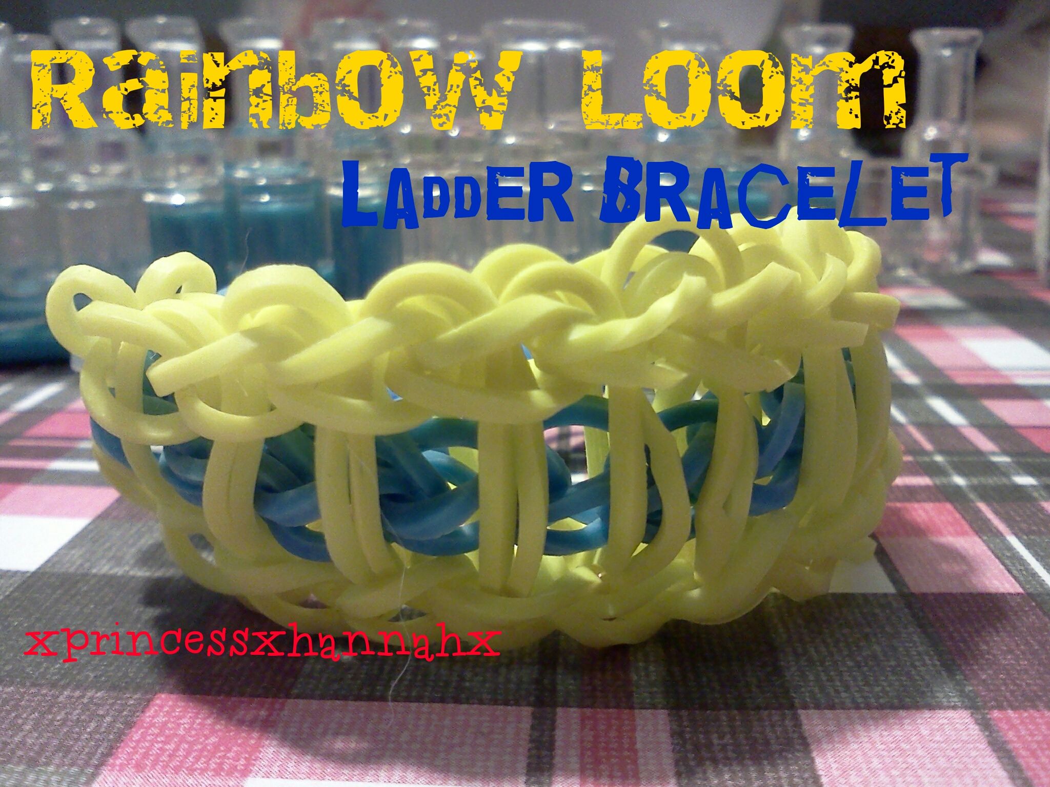 Step-by-step guide for rainbow loom ladder bracelet DIY Project DIY project