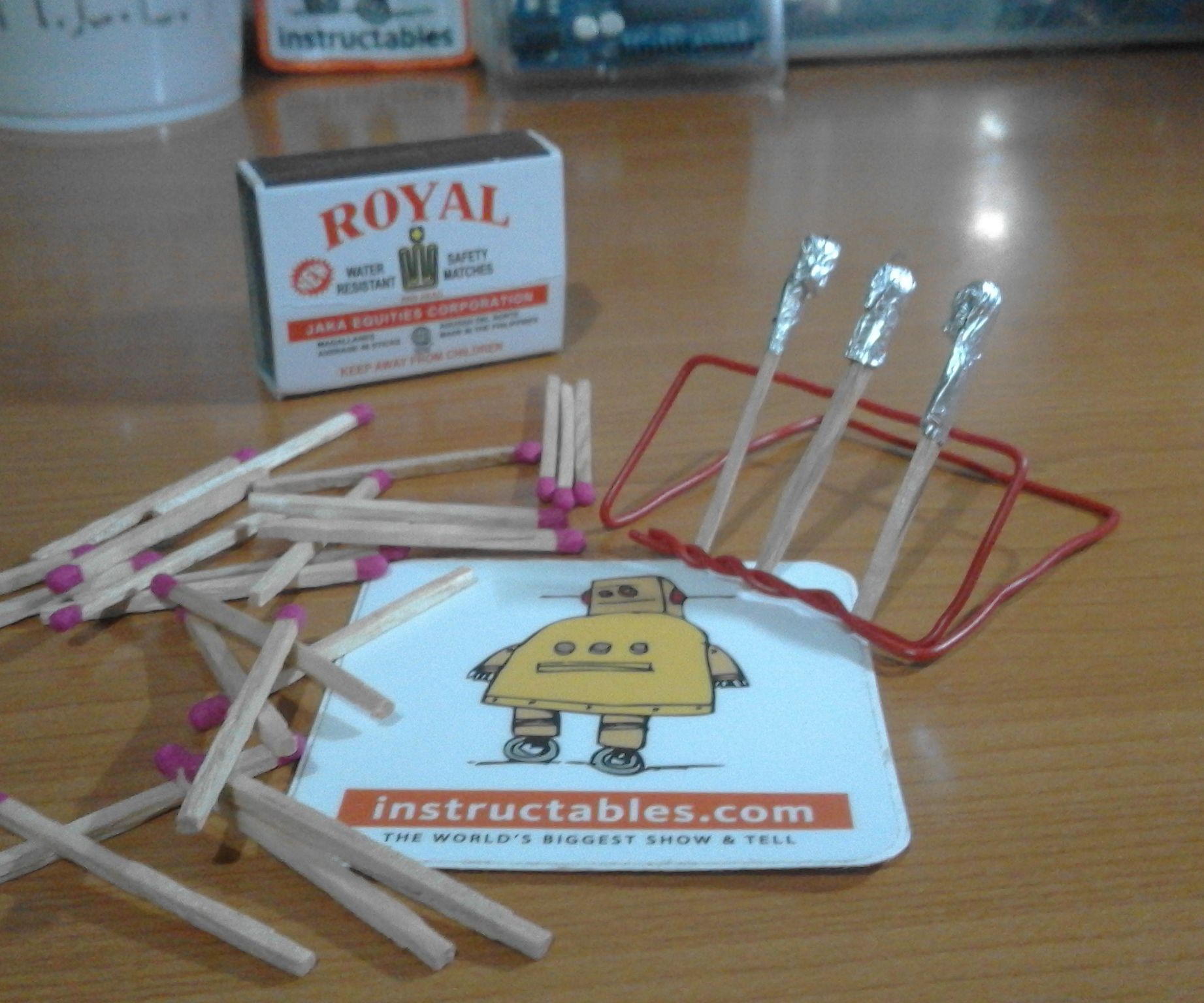 Rocket Science Make a Matchstick Rocket! 7 Steps (with Pictures