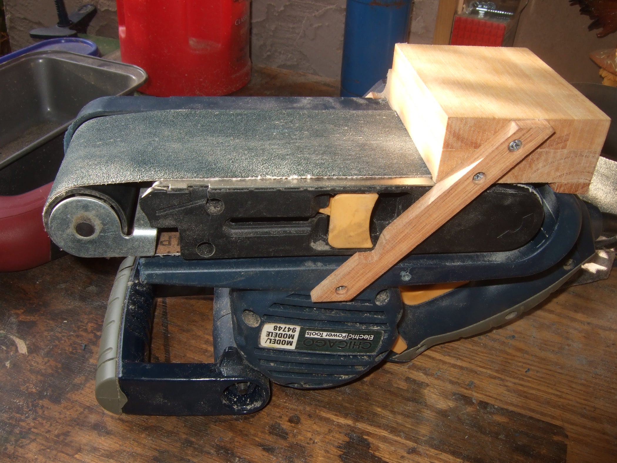 Minimalist Bench Sander 7 Steps Instructables