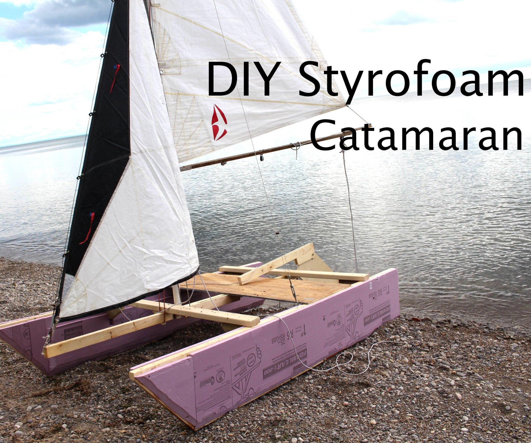 homemade catamaran boat