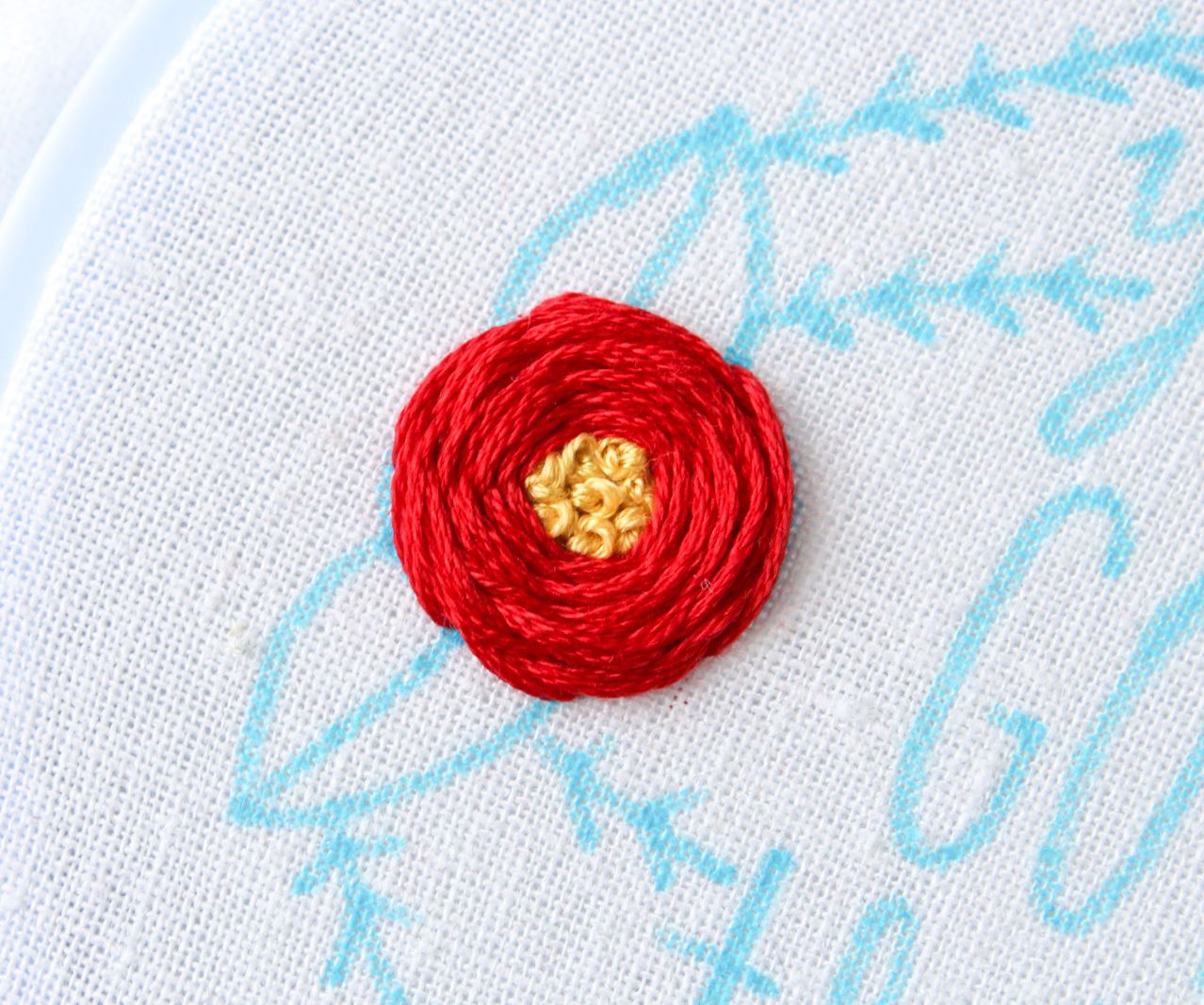 Embroidered Flowers With French Knot Centers 6 Steps (with Pictures) Instructables