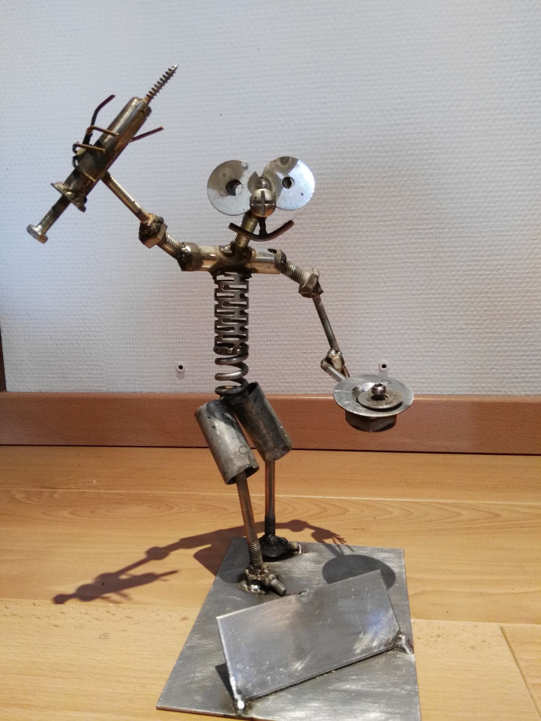 Metal Nurse Statue