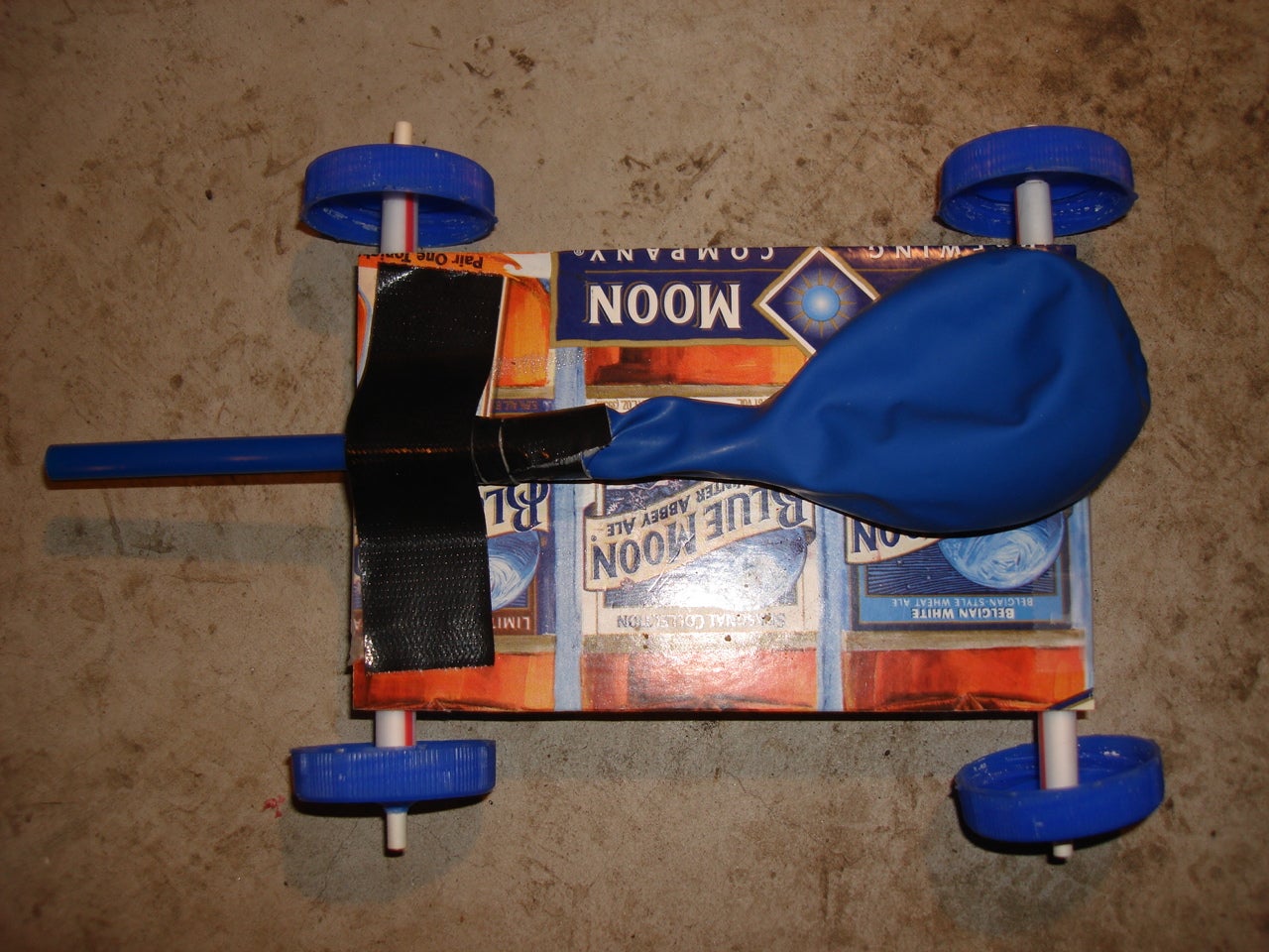 Balloon Powered Car Instructables