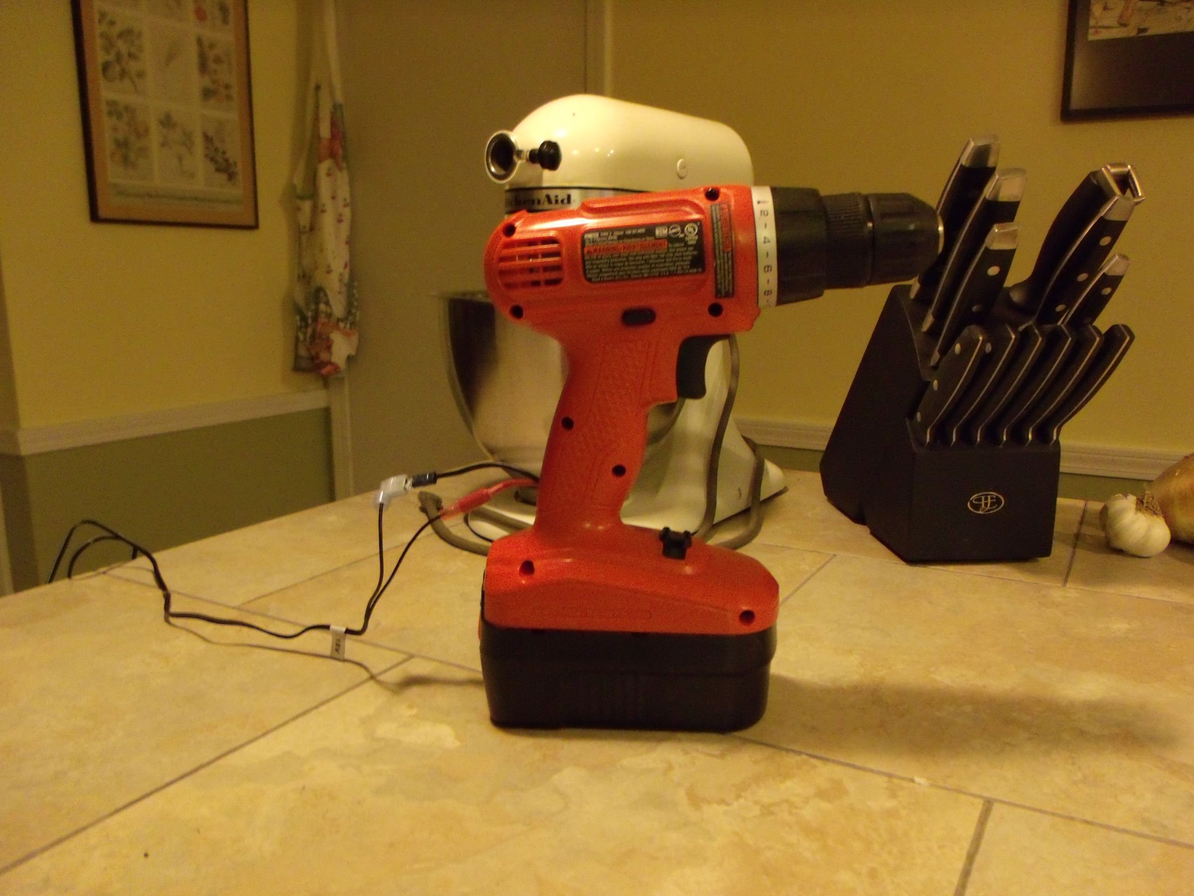 Fix a Broken Power Plug on a Cordless Drill 3 Steps Instructables