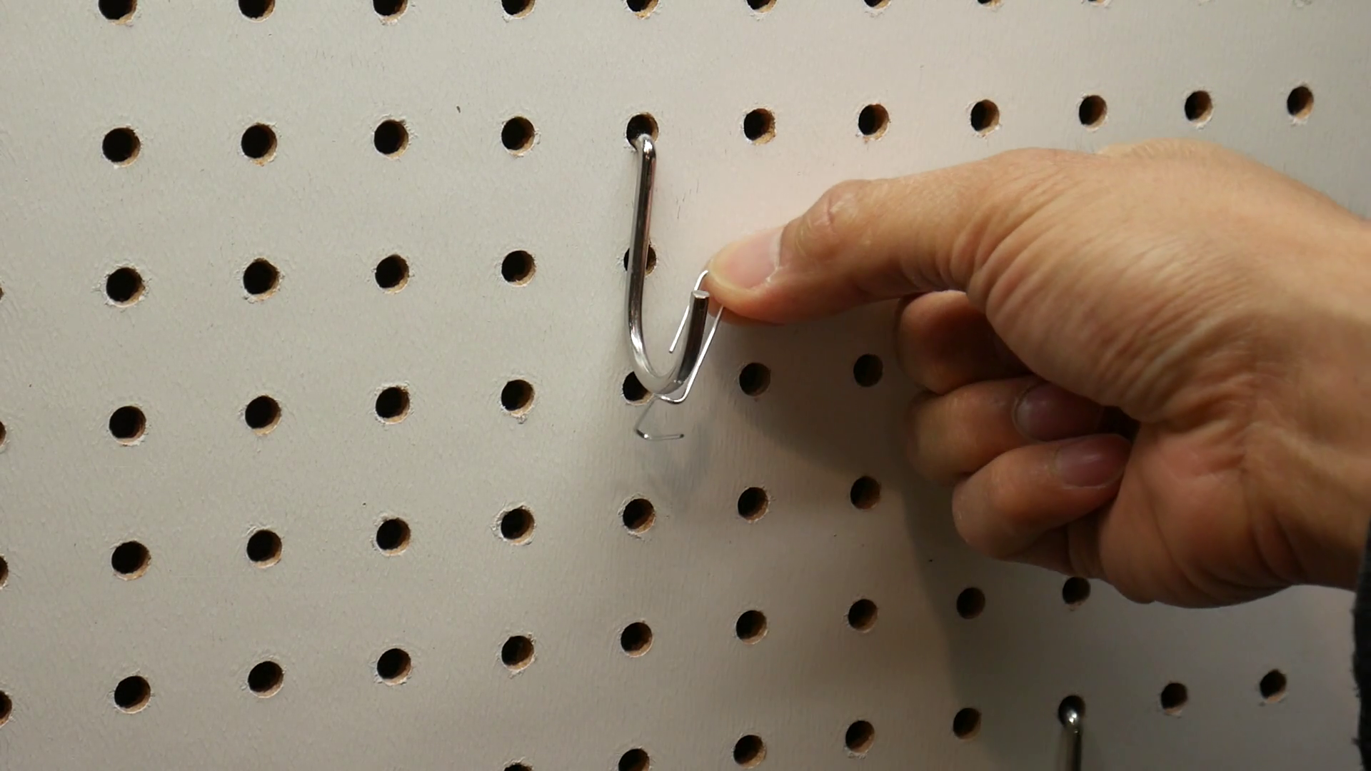 Keep Pegboard Hooks From Falling Out, How to Quickly Secure Any