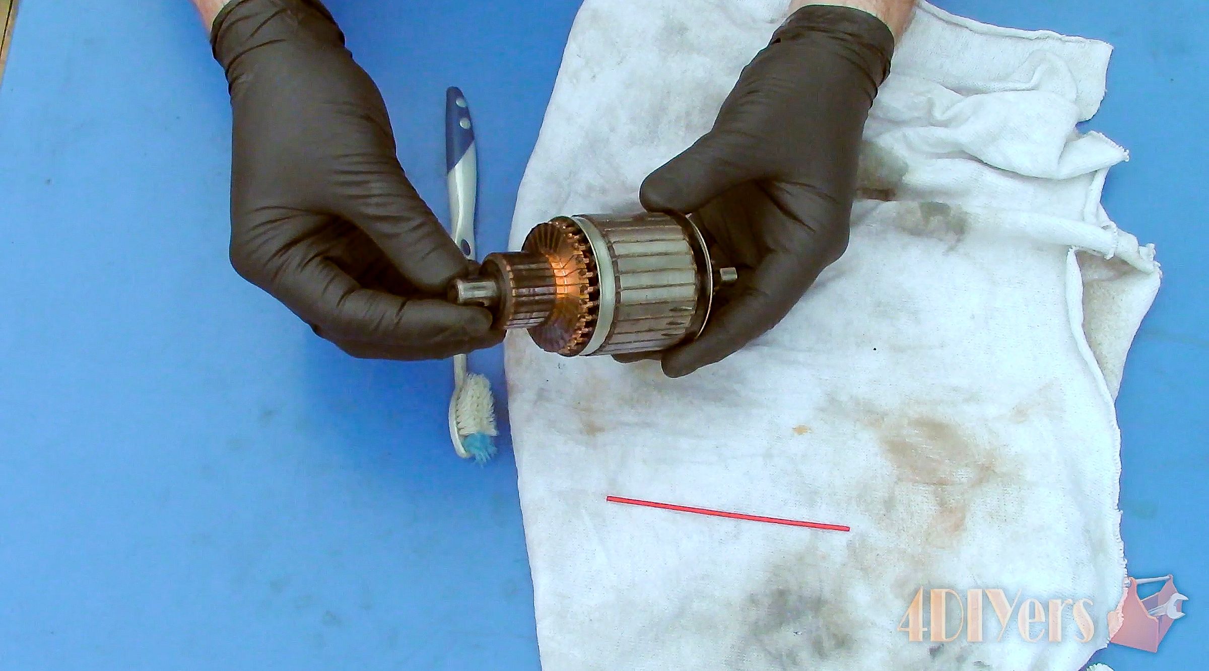 How to Clean the Commutator of an Armature 4 Steps Instructables