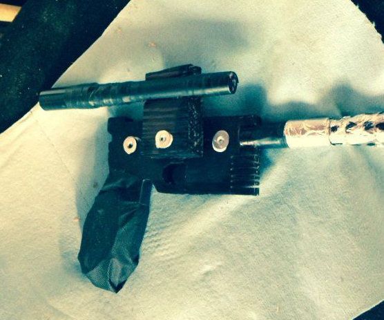 Step-by-step guide for han solo blaster - quick (2 hours) DIY Project DIY project