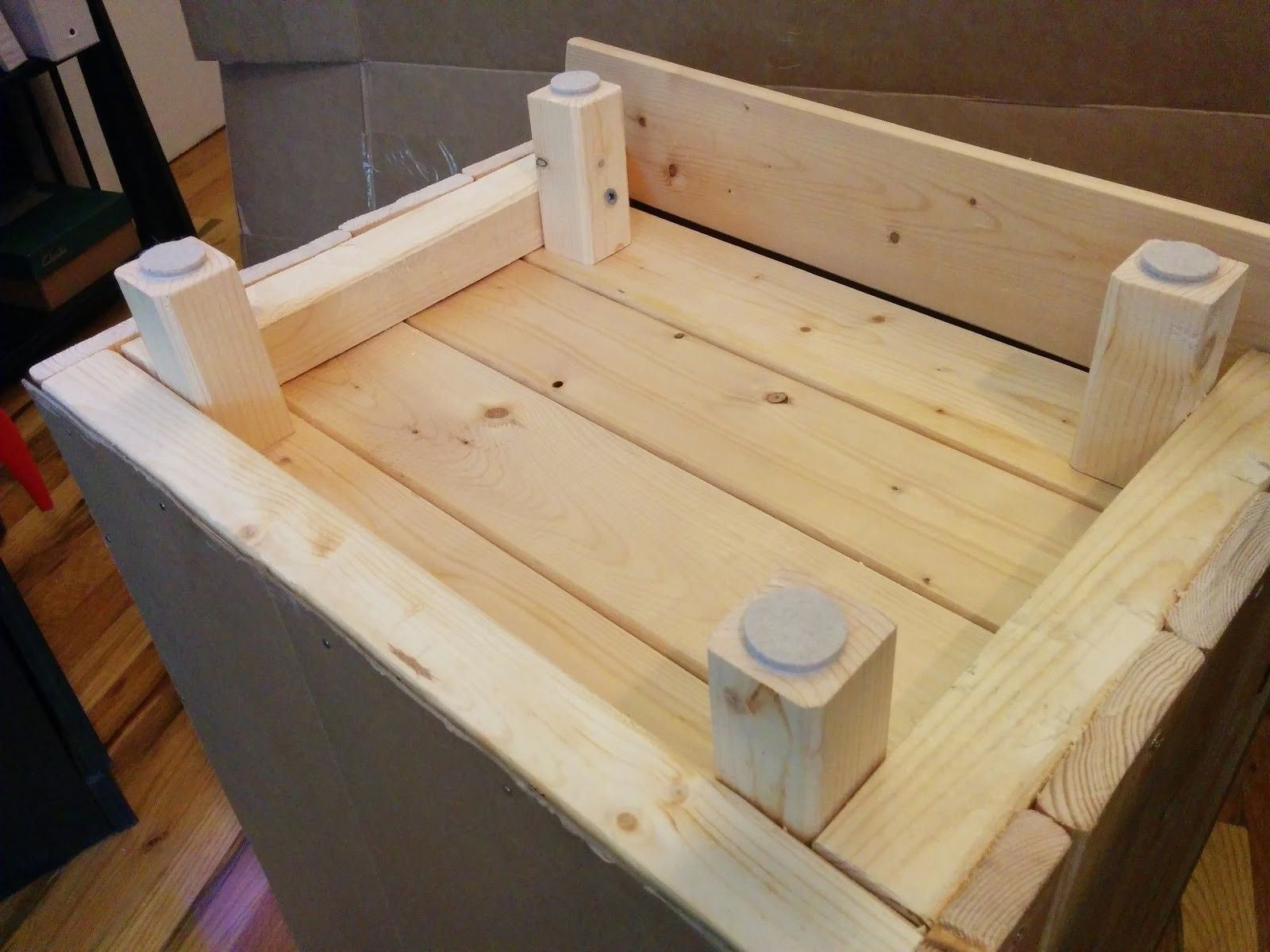 Hidden Litter Box With Delittering Cat Walk 4 Steps (with Pictures